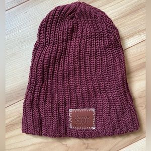 Love Your Melon Burgundy Beanie Unisex